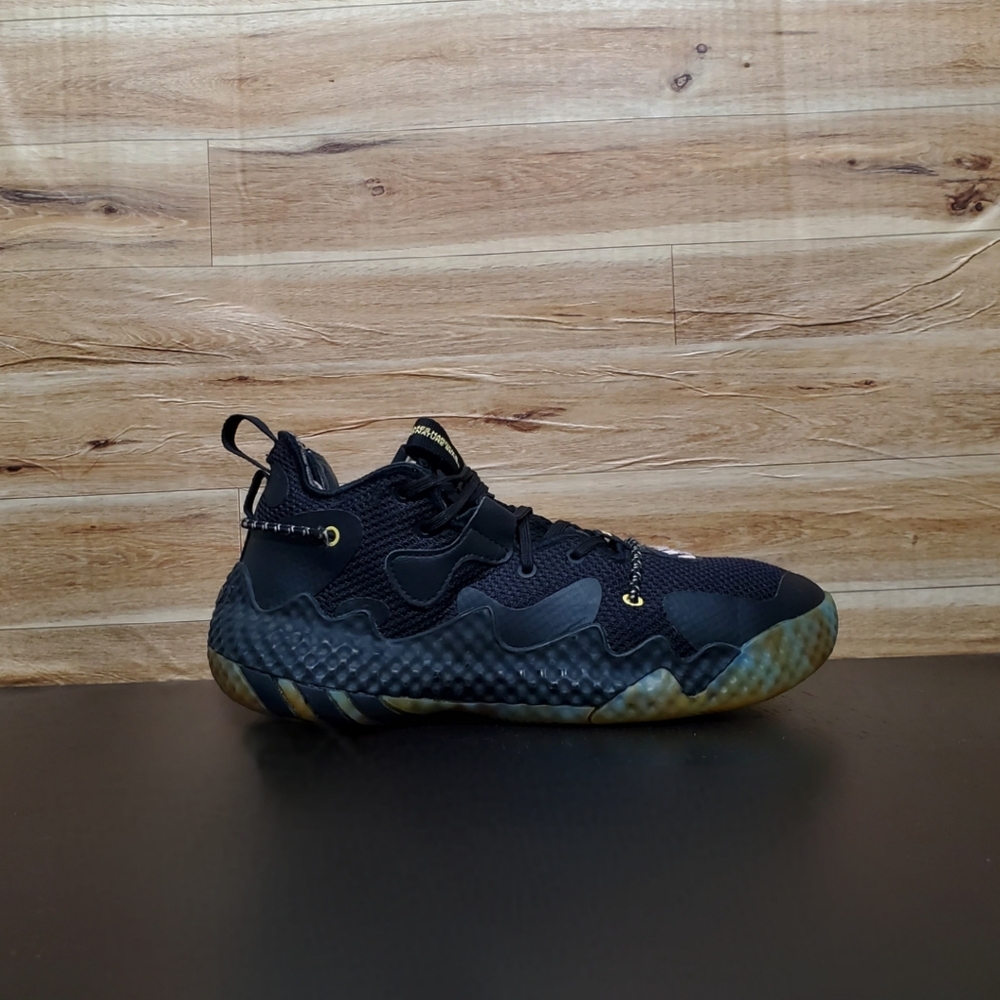Adidas Harden Vol 6 Black Marbled Shoes Men's Size 7